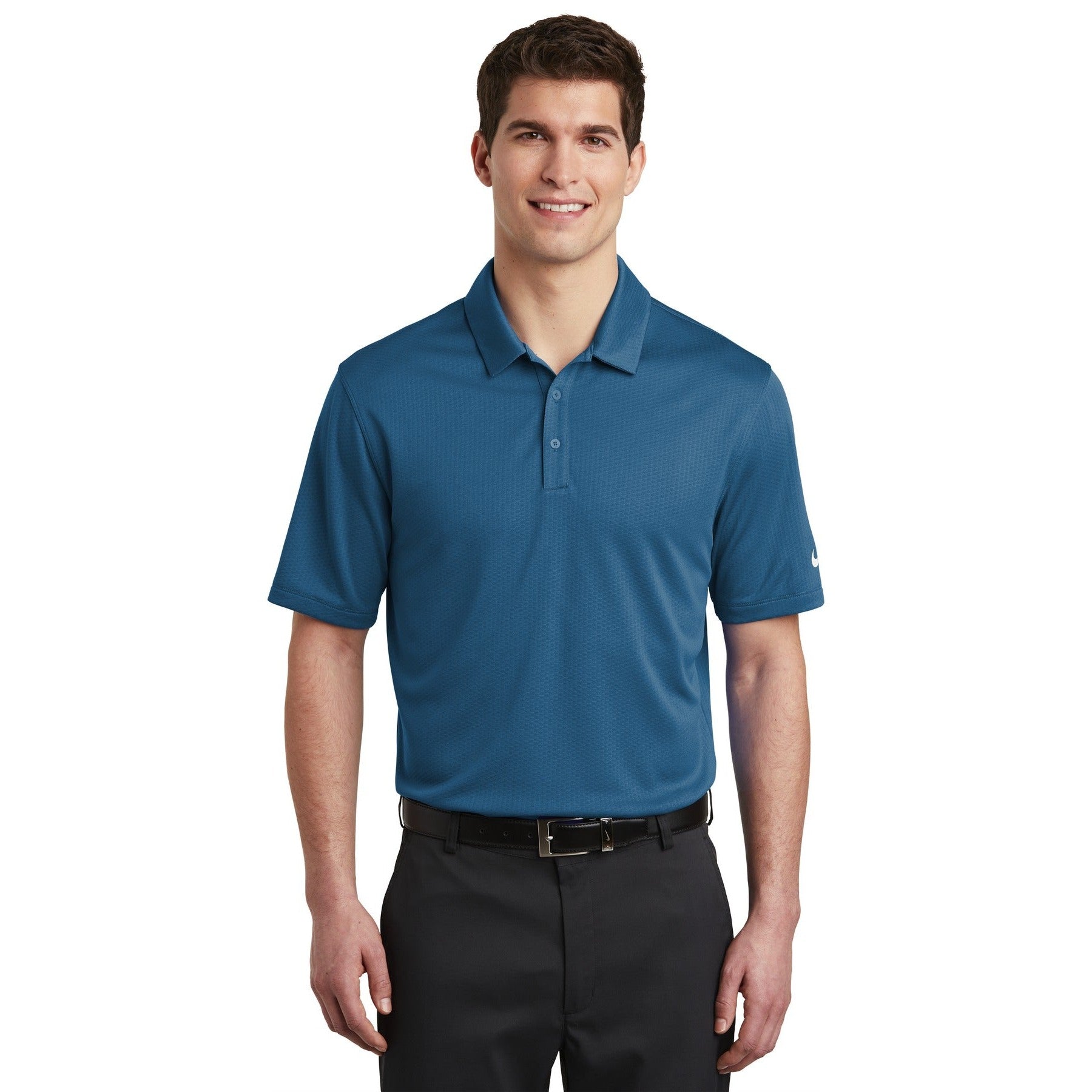 Nike-Nike Dri-FIT Hex Textured Polo. NKAH6266-MedTech-2